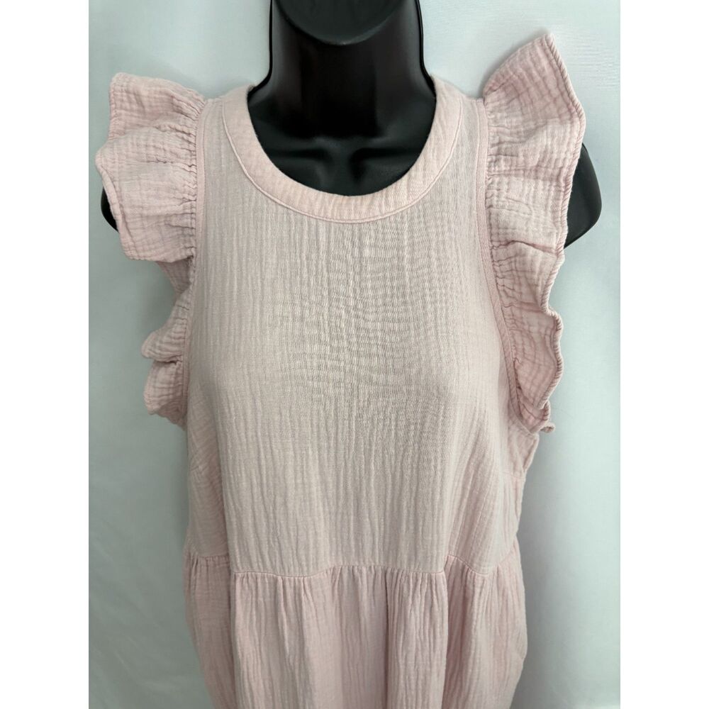 Universal Thread Light Pink Ruffle Maxi Dress - Picture 2 of 12